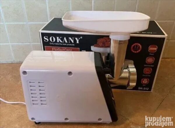 Elektricna Mašina za mlevenje mesa i kobasicu Sokany 2500w