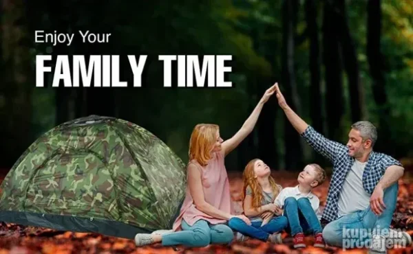 Šator za dve, četiri, šest ili osam osoba Maskirni | Lux Shop