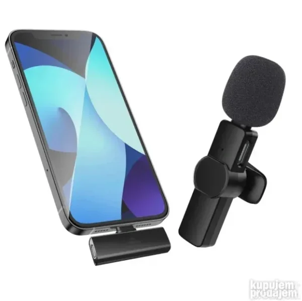 Bežični mini mikrofon za telefon | Android i IOS snimanje