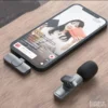 Bežični mini mikrofon za Android i iPhone telefone – lako i praktično snimanje zvuka