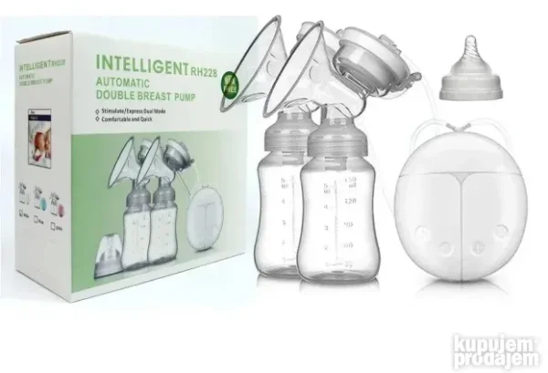 Pumpica za izmuzanje mleka | Električna dupla sa dve flašice