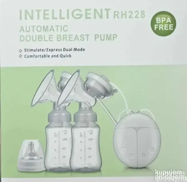 Pumpica za izmuzanje mleka | Električna dupla sa dve flašice