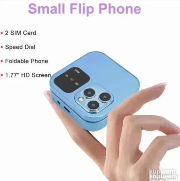 F15 Mini PRO Mini-telefon | Dual SIM, kamera, garancija 1 godinu