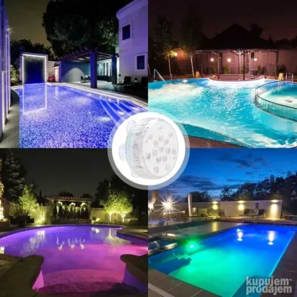 Podvodna RGB LED lampa sa daljinskim upravljanjem | Lux Shop