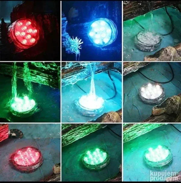 Podvodna RGB LED lampa sa daljinskim upravljanjem | Lux Shop