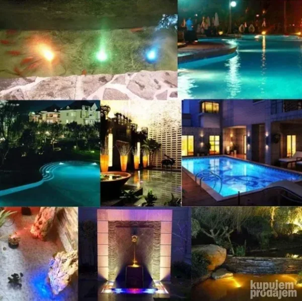 Podvodna RGB LED lampa sa daljinskim upravljanjem | Lux Shop