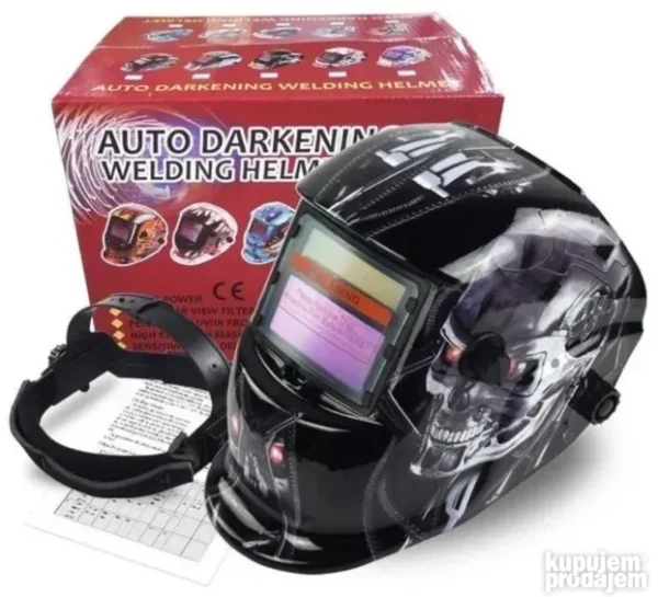 Automatska maska za varenje sa solarnim napajanjem i automatskim zatamnjenjem