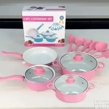 Set šerpi od 13 delova – granitno nelepljivo posuđe, moderno i otporno