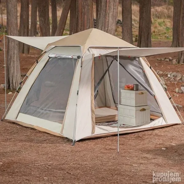 Automatski šator za kampovanje – brzo postavljanje i vodootporan materijal