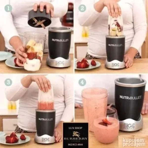 Nutribullet blender 600W | 12 dodataka za zdravu ishranu