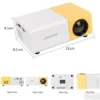 Mini LED Projektor Full HD – Prenosni Bioskop za Kuću i Putovanja
