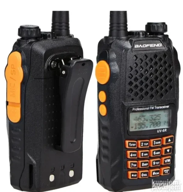 Baofeng UV-5R radio stanica sa baterijom i opremom