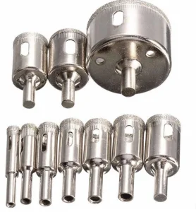 Dijamantske krune za bušenje | Set 10 kom za precizne rupe