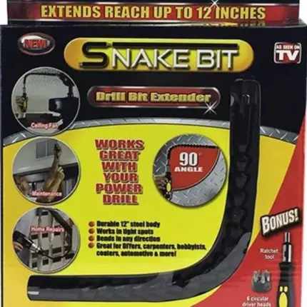 Višenamenski odvijač Snake Bit – set od 8 fleksibilnih nastavaka za teško dostupna mesta
