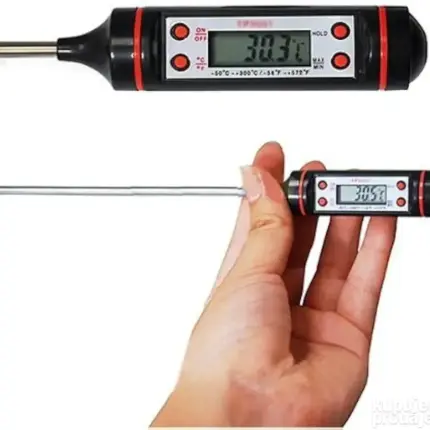 Digitalni ubodni termometar sa sondom dužine 10.5 cm, merenje od -50°C do +300°C