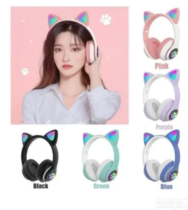 Bluetooth slušalice mačje uši Q-Max93