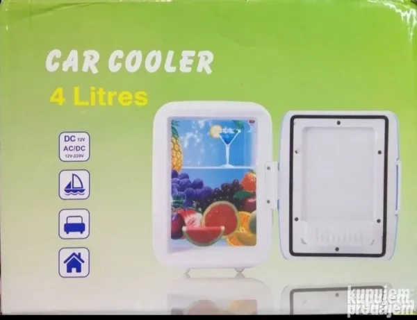 Mini frižider 12V za auto 4L