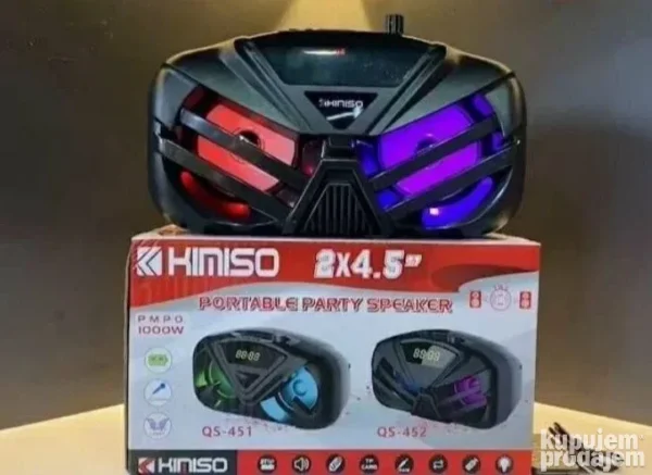 Prenosivi Bluetooth karaoke zvučnik