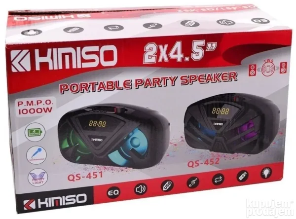 Prenosivi Bluetooth karaoke zvučnik