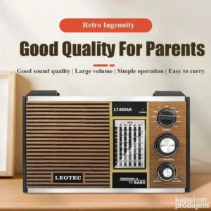 Punjivi retro radio za starije osobe