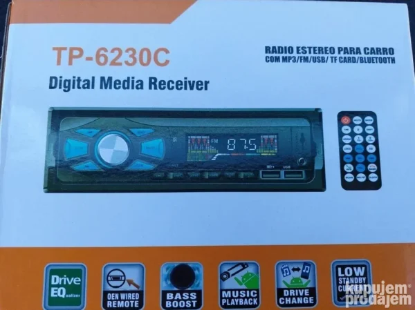 Auto Radio MP3 USB Bluetooth SD kartica