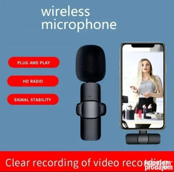 Bežični mikrofon za telefon za Android Type C