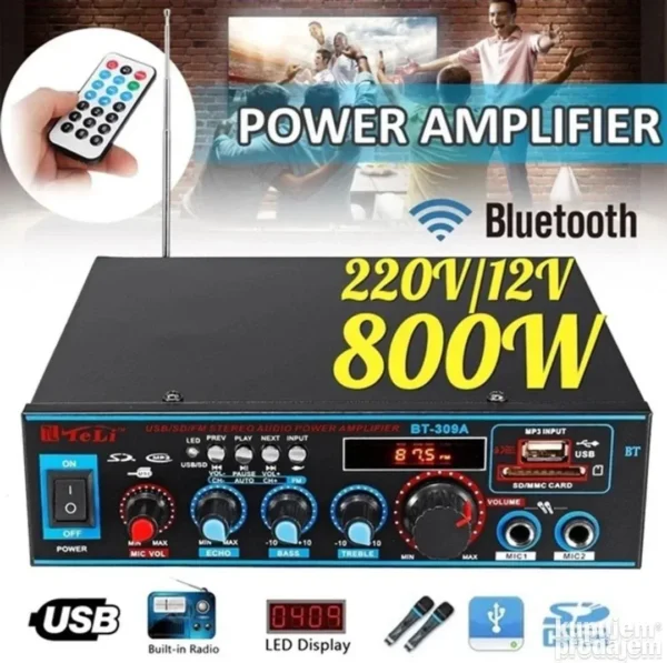 Bluetooth pojačalo BT-309B