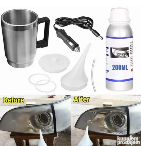 Set za polimerizaciju i poliranje farova