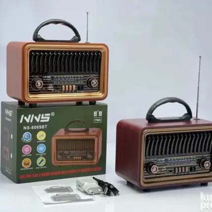 FM radio Bluetooth retro dizajn NS-8136BT
