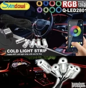 RGB Ambijentalno Osvetljenje za Auto 12V