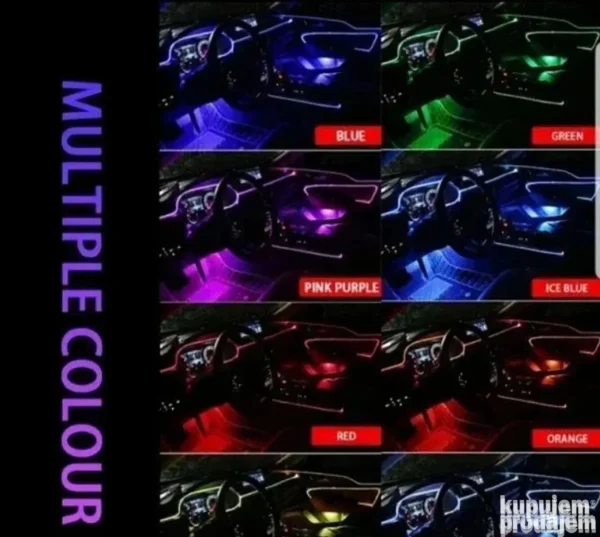 170011503-66b8eac7290c27-2811282202c061cd-ff5e-4 RGB Ambijentalno Osvetljenje za Auto 12V
