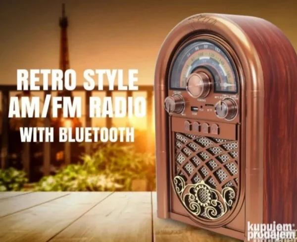 Retro džuboks radio sa Bluetooth, FM/AM, USB i SD