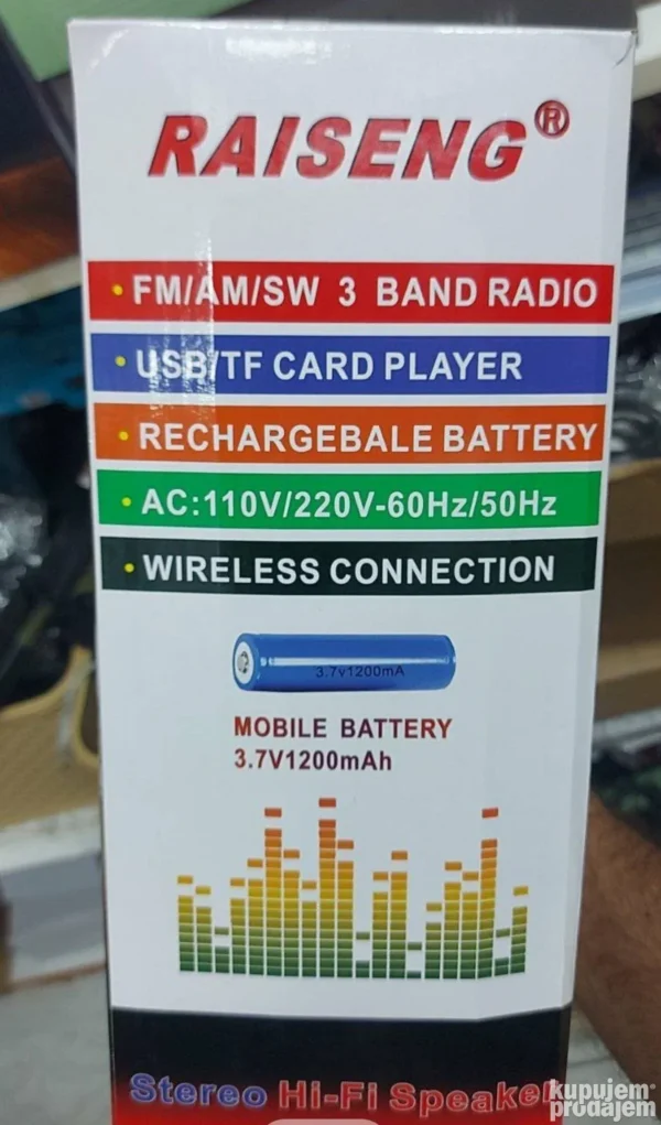 Retro džuboks radio sa Bluetooth, FM/AM, USB i SD