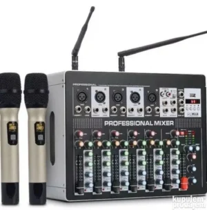 7 Kanalna Profesionalna Mikseta Bežični Mikrofoni U-730