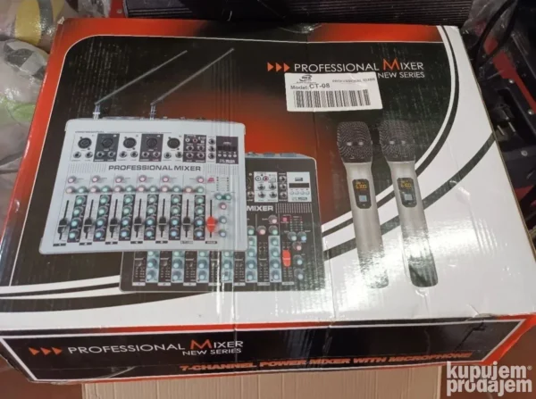 7 Kanalna Profesionalna Mikseta Bežični Mikrofoni U-730