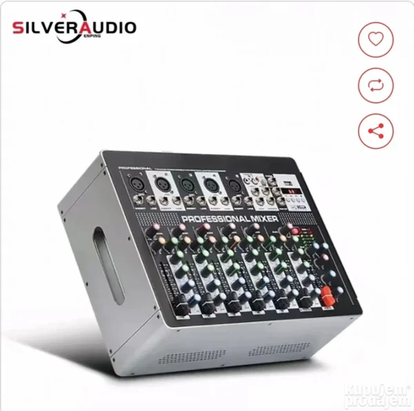 7 Kanalna Profesionalna Mikseta Bežični Mikrofoni U-730