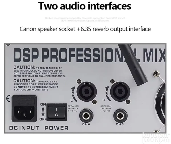 7 Kanalna Profesionalna Mikseta Bežični Mikrofoni U-730