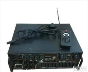 Bluetooth pojačalo sa podrškom za 4 mikrofona i LED ekranom