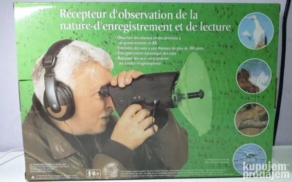 Parabolički mikrofon za slušanje na daljinu