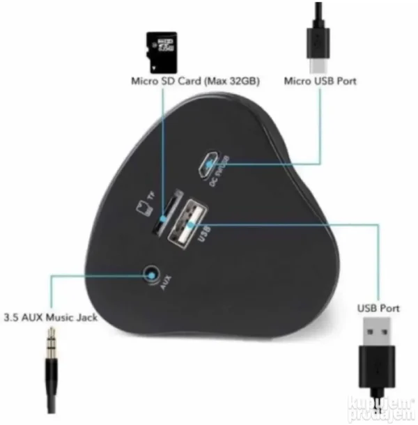 Prenosni Bluetooth mini soundbar zvučnik WM-1300