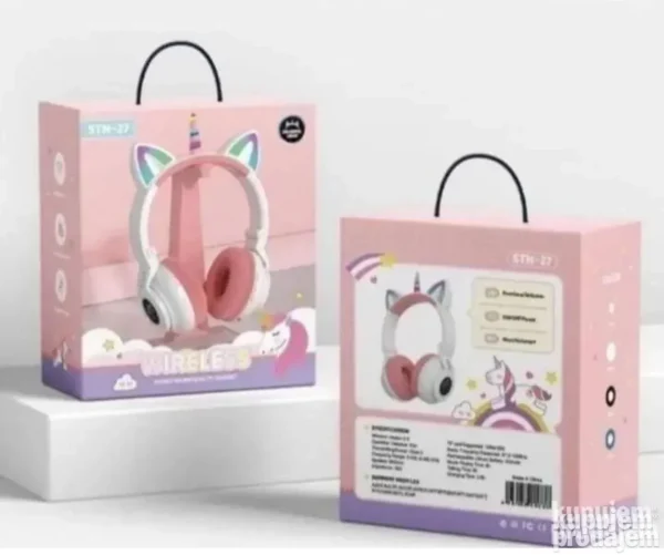 Jednorog Bluetooth slušalice – Cat Ear