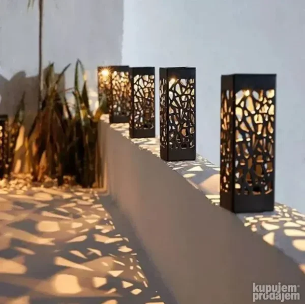 Solarne lampe fenjeraste 8 kom