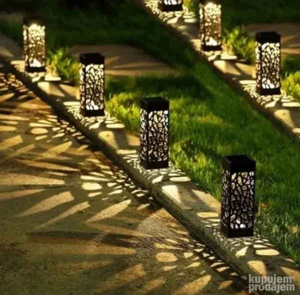 Solarne lampe fenjeraste 8 kom