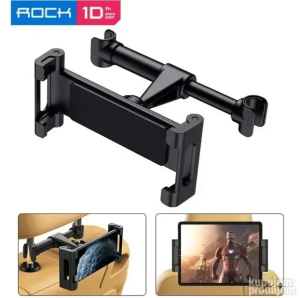 Držač u kolima za tablet i telefon