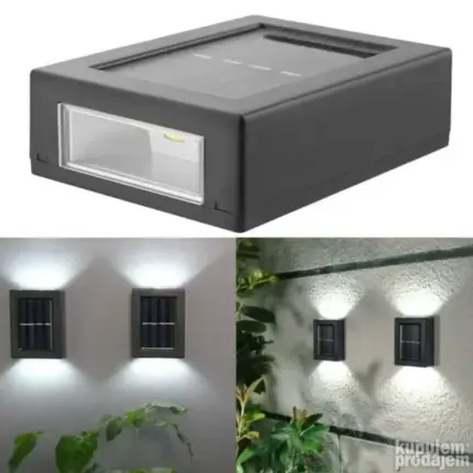 Solarne zidne lampe set 2 komada