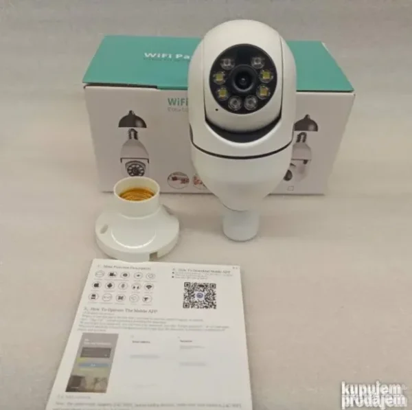 PTZ Kamera Sijalica E27