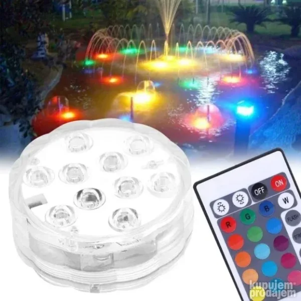 Podvodna LED RGB lampe za bazene i akvarijume