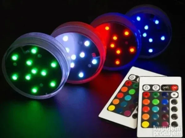 Podvodna LED RGB lampe za bazene i akvarijume