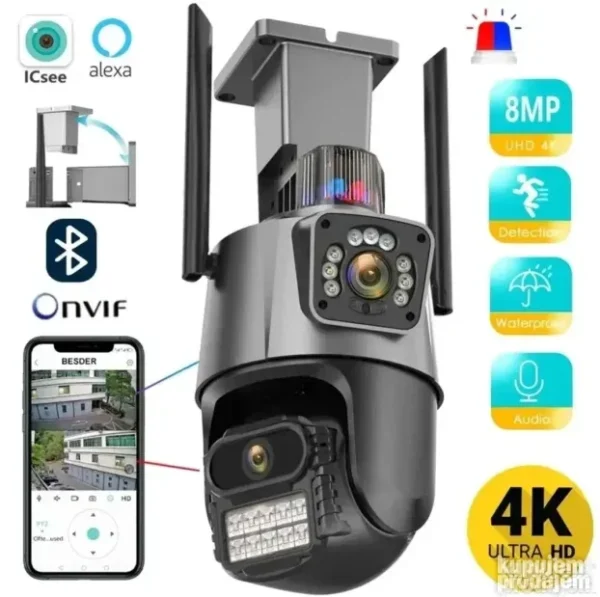 WiFi IP PTZ kamera 4K