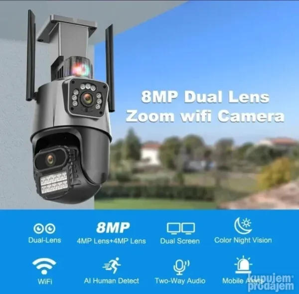 WiFi IP PTZ kamera 4K